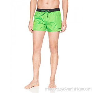 Diesel Men's Sandy Boxer Swim Trunk Green Contrast B074DKTXGN